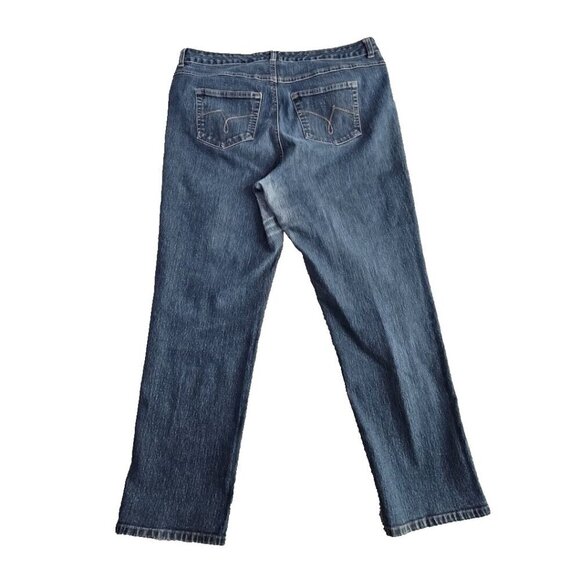 Just My Size Women's 18W (W36xL28) Blue Bootcut Stretch Jeans Style# JM3959 - Picture 3 of 16